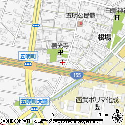愛知県江南市五明町当光地391周辺の地図