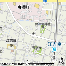 岐阜県羽島市江吉良町周辺の地図
