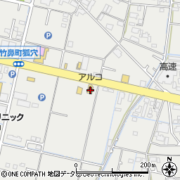 岐阜県羽島市竹鼻町狐穴392-1周辺の地図