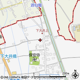 神奈川県小田原市下大井182周辺の地図