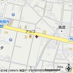 岐阜県羽島市竹鼻町狐穴394周辺の地図