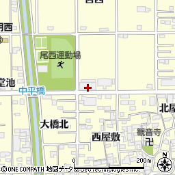 愛知県一宮市開明柳苗代11周辺の地図