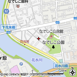 神奈川県平塚市撫子原12-16周辺の地図
