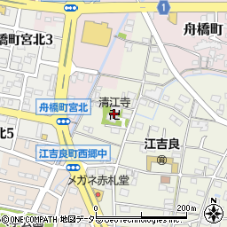 清江寺周辺の地図