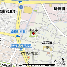 清江寺周辺の地図
