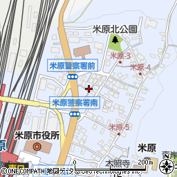 滋賀県米原市米原201周辺の地図