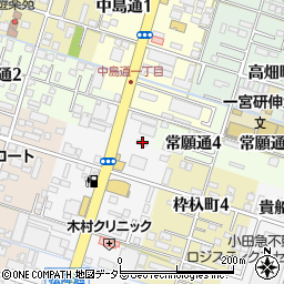 愛知県一宮市松降通8丁目21周辺の地図