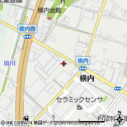 愛知県小牧市横内448周辺の地図