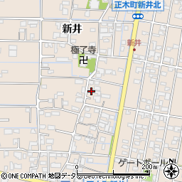 岐阜県羽島市正木町新井715周辺の地図
