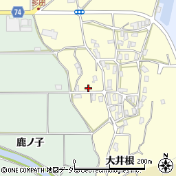 京都府綾部市多田町（寺田）周辺の地図