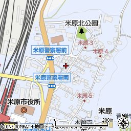 滋賀県米原市米原202-1周辺の地図