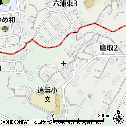 神奈川県横須賀市鷹取2丁目11周辺の地図