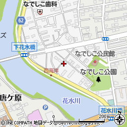 神奈川県平塚市撫子原11-19周辺の地図