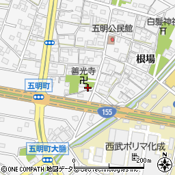 愛知県江南市五明町当光地382周辺の地図