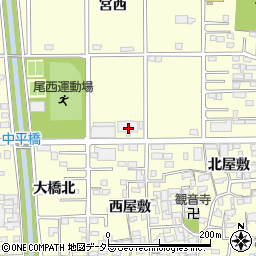 愛知県一宮市開明柳苗代12周辺の地図