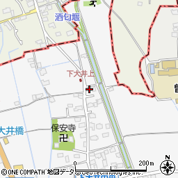 神奈川県小田原市下大井180周辺の地図