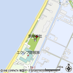 筑摩神社周辺の地図