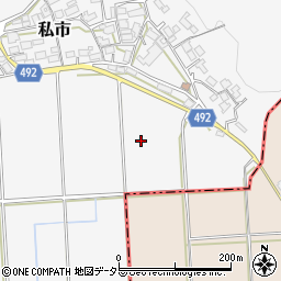 京都府福知山市私市（深田）周辺の地図