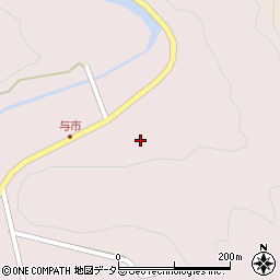 島根県安来市伯太町横屋243周辺の地図