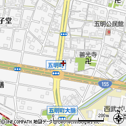 愛知県江南市五明町当光地353周辺の地図