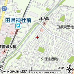 愛知県小牧市久保一色216-54周辺の地図