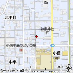 愛知県一宮市小信中島南平口周辺の地図