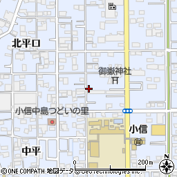 愛知県一宮市小信中島（南平口）周辺の地図