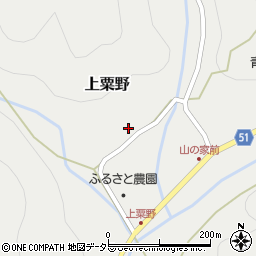 京都府船井郡京丹波町上粟野ナコゼ周辺の地図