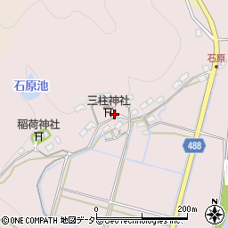 京都府綾部市石原町山根周辺の地図