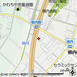 愛知県小牧市横内478周辺の地図