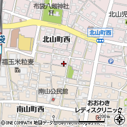 愛知県江南市北山町西391周辺の地図