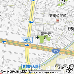 愛知県江南市五明町当光地358周辺の地図