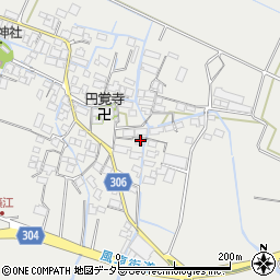 滋賀県高島市安曇川町四津川557周辺の地図