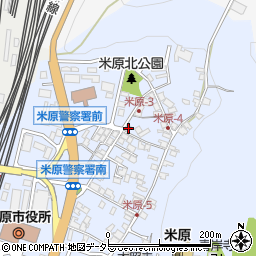 滋賀県米原市米原176周辺の地図