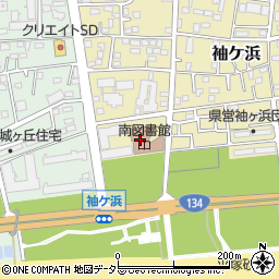 平塚市役所　南部福祉会館周辺の地図
