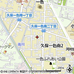 愛知県小牧市久保一色南周辺の地図