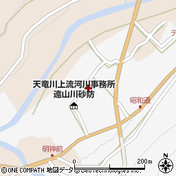 長野県飯田市南信濃八重河内201-2周辺の地図