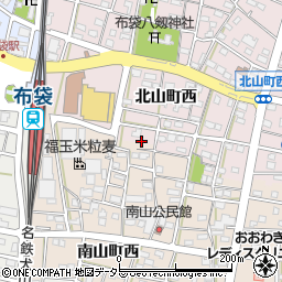 愛知県江南市北山町西385周辺の地図