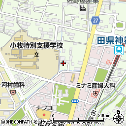 愛知県小牧市久保一色1128周辺の地図