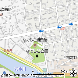 神奈川県平塚市撫子原12-50周辺の地図