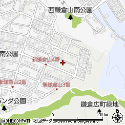 神奈川県鎌倉市津1147周辺の地図