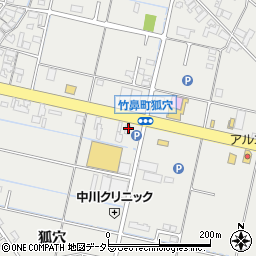 岐阜県羽島市竹鼻町狐穴293周辺の地図