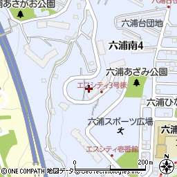 エステシティ湘南六浦周辺の地図