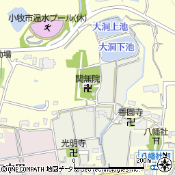 関無院周辺の地図
