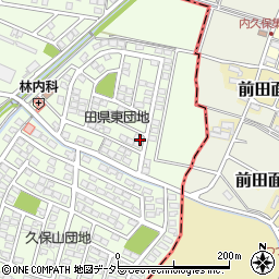 愛知県小牧市久保一色237-108周辺の地図