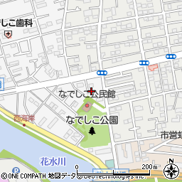 神奈川県平塚市撫子原12-40周辺の地図