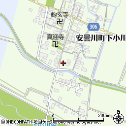 滋賀県高島市安曇川町下小川365周辺の地図