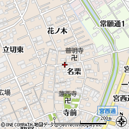 愛知県一宮市今伊勢町本神戸名栗周辺の地図