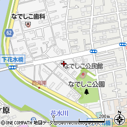 神奈川県平塚市撫子原12-33周辺の地図