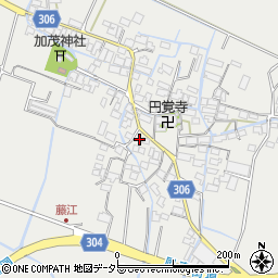 滋賀県高島市安曇川町四津川528周辺の地図